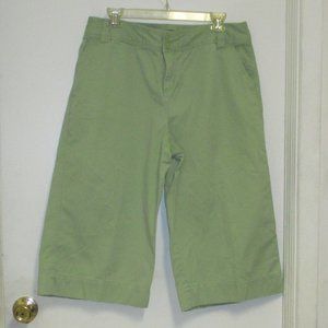 Pants - "Sonoma Life + Style"  Summer Capri Denim Pants  Pale Green Sz: 14
